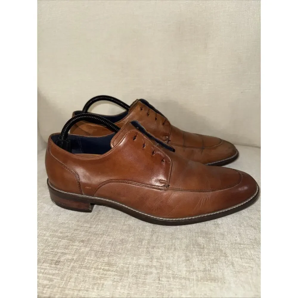 Cole Haan Leather Oxford Shoes Mens Size 9.5 No Laces